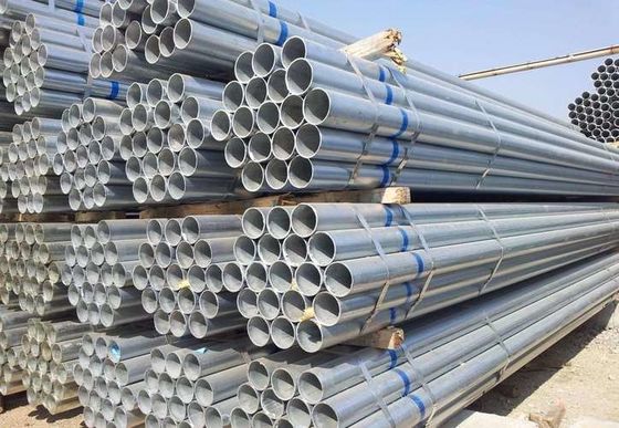 5.0mm galvanisierten geschweißte Stahlrohr-heißes Bad-Runde 600g/M2