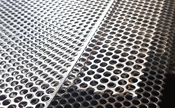 Gelochtes Platten-rundes Loch ASTM AISI SS321 durchlöcherte Edelstahl Blatt