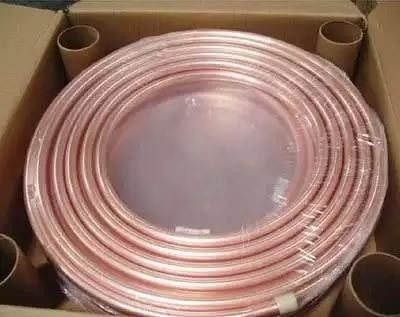 Kupfernes Rohr-Rohrschlange ASTM B280 3/8&quot; 50FT/Rolle C10920 Cu
