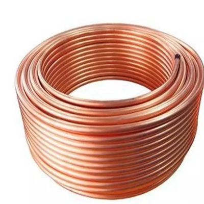 C12200 C2400 Pfannkuchen-Rohr Wechselstrom-Streifen-Klimaanlage des Kupfer-Spulen-Rohr-ASTM B280