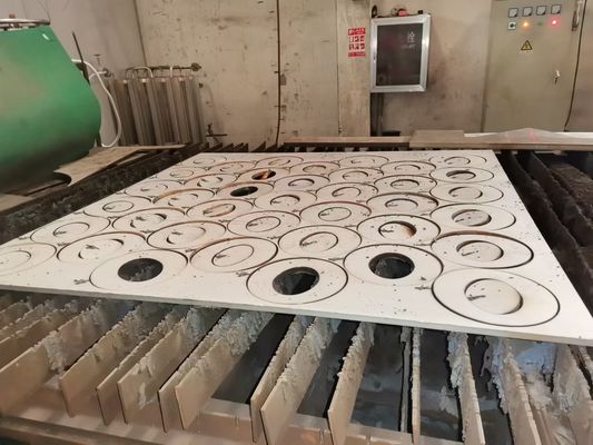 Edelstahl-Platten-Ausschnitt des Schlitz-Rand-310S ringsum 2000mm