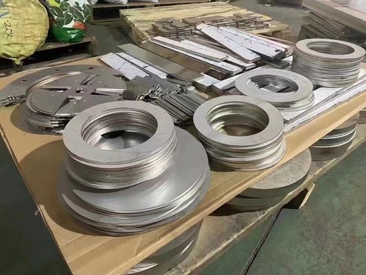 Schnitt runde Edelstahl-Platten-HL Quadrat 150mm 3.0mm