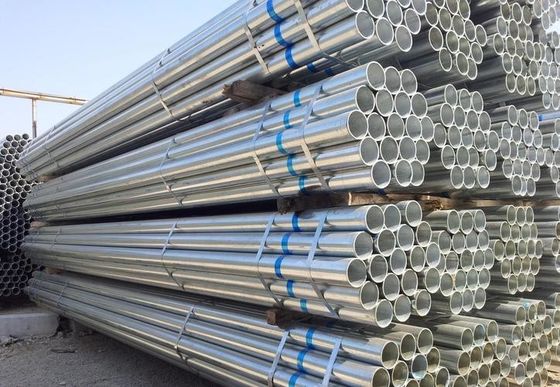 5.0mm galvanisierten geschweißte Stahlrohr-heißes Bad-Runde 600g/M2