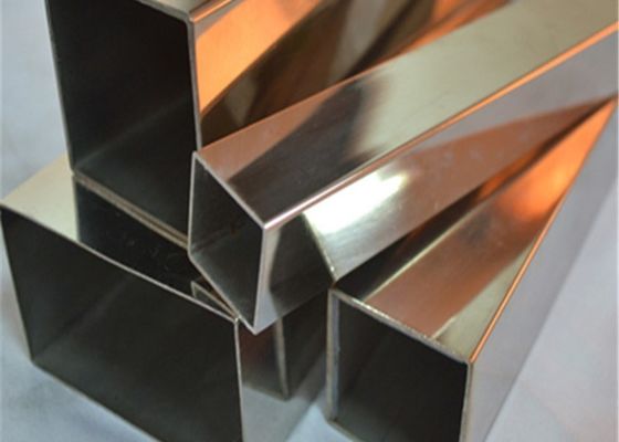 ASTM AISI 317L SS Endedelstahl-rechteckiges Rohr 1mm der Stahl-Rohr-2b