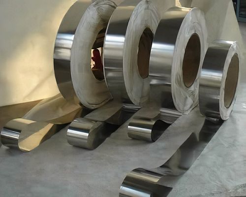 EDELSTAHL-Streifen-Spulen-dekoratives Metall 50.0mm SUS302 8K helle Oberflächenfür Aufzug